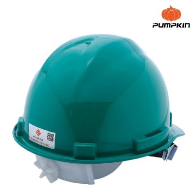 20562หมวกนิรภัย PUMPKIN ปรับหมุน สีเขียว