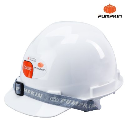 20553หมวกนิรภัย PUMPKIN ปรับเลื่อน สีขาว