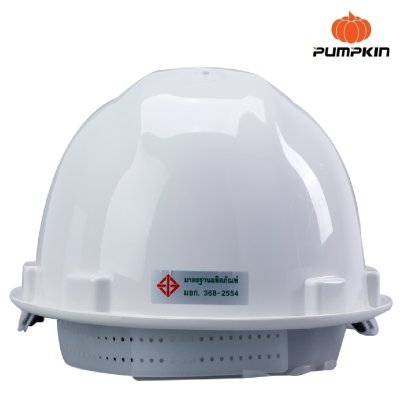 20553หมวกนิรภัย PUMPKIN ปรับเลื่อน สีขาว