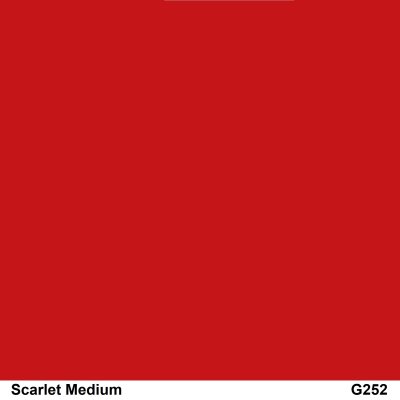 สีเคลือบเงา TOA #0252 Scarlet Medium 1/4.