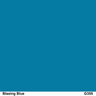 สีเคลือบเงา TOA G355 Blasing Blue กล.