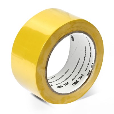 เทปตีเส้น 2"x33ม.เหลือง T76 3M