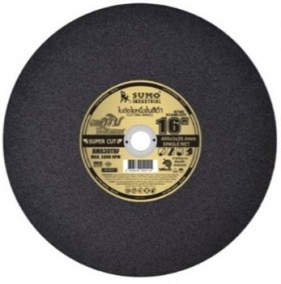 แผ่นตัด 16" SUMO สีดำ