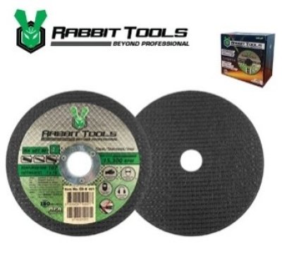 แผ่นตัดเหล็กดำ 4"x1.2mm.RABBIT