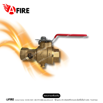 "HUACHENG" รุ่น: Q2968 Test Drain Valve เทสเดรนวาล์ว ช่องมองของไหล ขนาด 1 นิ้ว