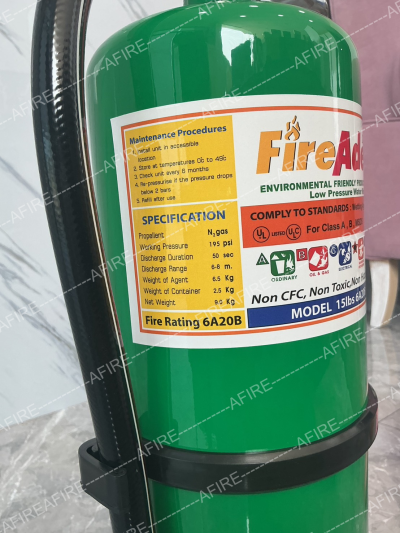 เครื่องดับเพลิงเคมีสูตรน้ำ (WATRER MIST) FIREADE 2000