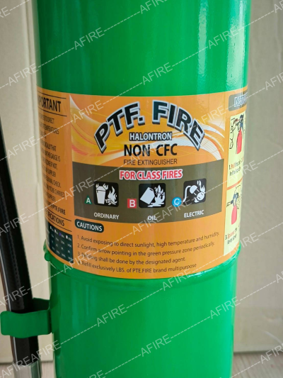 เครื่องดับเพลิง HALONTRON NON CFC ยี่ห้อ FIREMAX