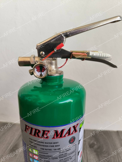 "FIREMAX" เครื่องดับเพลิง ชนิดวอเตอร์มิส A,B,C,K (ถังเหล็กเขียว)