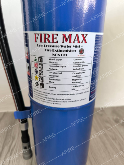 "FIREMAX" ถังดับเพลิง ชนิดน้ำสะสมแรงดัน Low Pressure Water Mist + (Clean Agent)