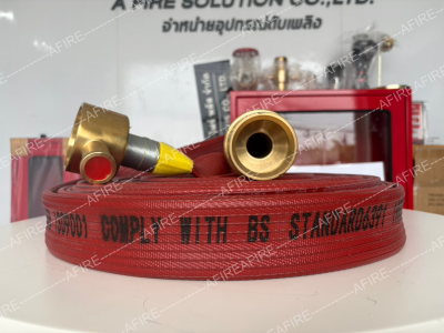 "KANTO" สายส่งน้ำกับเพลิง PVC ชนิดยางในไตร 3 ชั้น (RED) ISO 9001:2000
