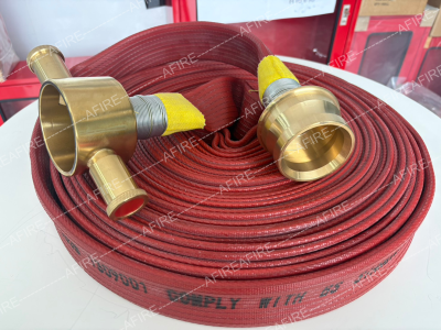 "KANTO" สายส่งน้ำกับเพลิง PVC ชนิดยางในไตร 3 ชั้น (RED) ISO 9001:2000