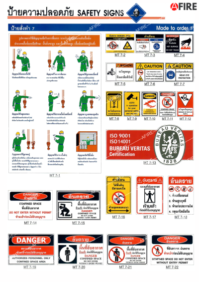 ป้ายสั่งทำ ชุดที่ 7 มีให้เลือก 22 แบบ
