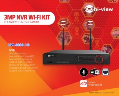 HW-3308-H3 NVR ชุด Kit