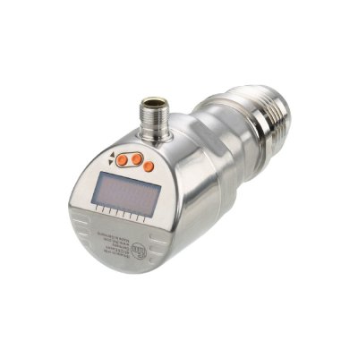 Flush pressure sensor with display