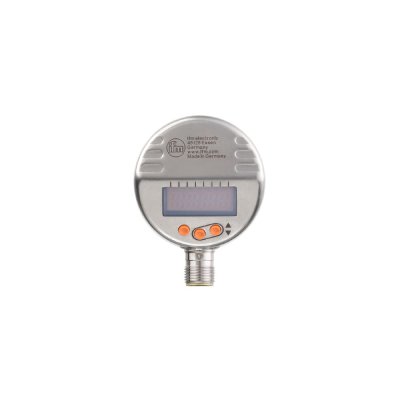 Flush pressure sensor with display