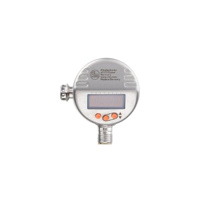 Flush pressure sensor with display