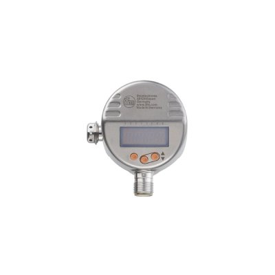 Flush pressure sensor with display