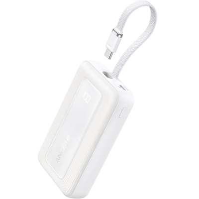 แบตสำรอง ชาร์จเร็ว 30W Anker Zolo 10000mAh Magnetic Wireless มีสาย USB-C ในตัว