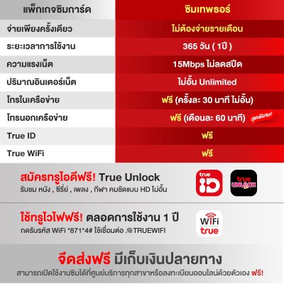 ซิมเทพธอร์ 15 Mbps ซิมเทพธอร์ 15 Mbps