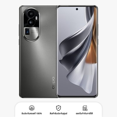 สมาร์ทโฟน OPPO Reno10 Pro+ (12+256) Silvery Grey (5G)