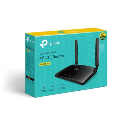 TP-Link เราท์เตอร์ TL-MR6400 Wireless N 300Mbps 4G Router Wifi รองรับ 4G ทุกเครือข่าย