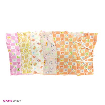 เสื้อผูกหน้าสำหรับเด็กแรกเกิด ผ้าอินเตอร์ล็อค เซ็ต 12 ตัว เสื้อผูกหน้าสำหรับเด็กแรกเกิด ผ้าอินเตอร์ล็อค เซ็ต 12 ตัว