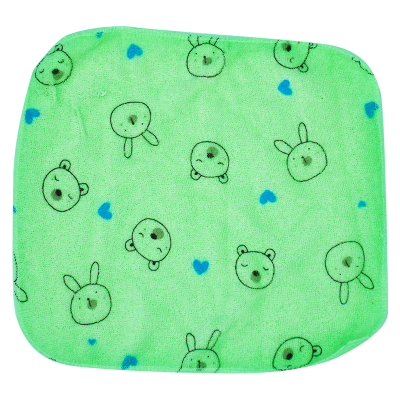 6 Pack Cotton Hand & Face Towels printed Pattern With Net Bag