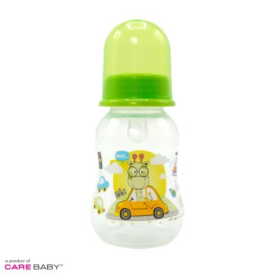 4 Oz. Cuties Pattern Feeding Bottle with Silicone Nipple