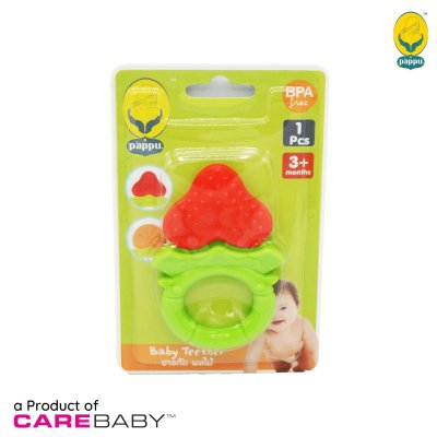 ยางกัดเล่นซิลิโคน ลายผลไม้ ยี่ห้อ ปั๊พปุ ยางกัดเล่นซิลิโคน ลายผลไม้ ยี่ห้อ ปั๊พปุ