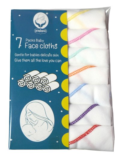 7 Piece Interlock Face Cloths