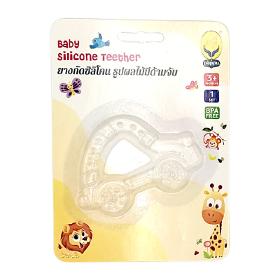 Baby Silicone Teether - 4 Shapes
