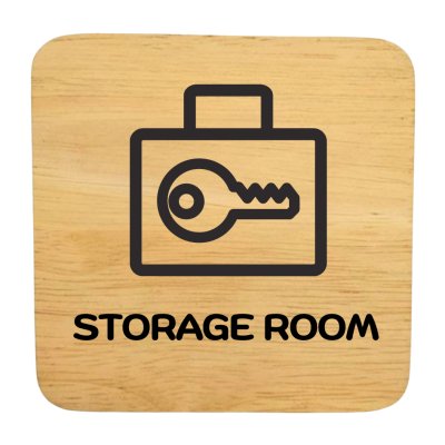 KADStudio ป้ายไม้แท้ DIY ยิงเลเซอร์ 10x10 (K140)