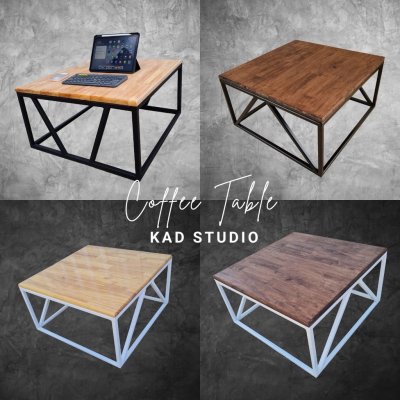 KADStudio โต๊ะกลางโซฟาไม้ใสโมเดิร์น (K145)