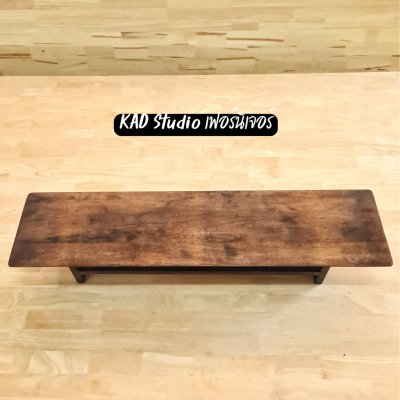 KADStudio ชั้นจอไม้โอ๊ค 2 ชั้น (K48)