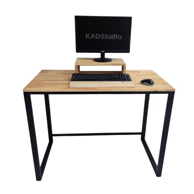 KADStudio โต๊ะคอมไม้แท้ใส 100 ซม. (K97)
