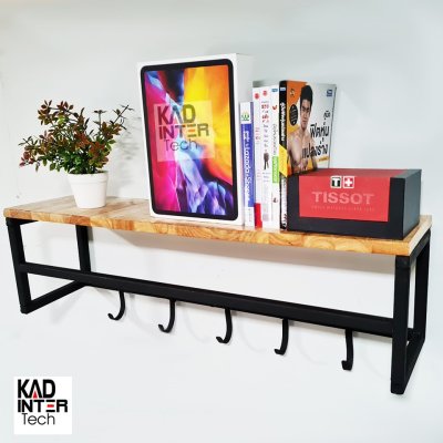 KADStudio ชั้นวางลอฟท์ 3-in-1 ไม้แท้ (K81)