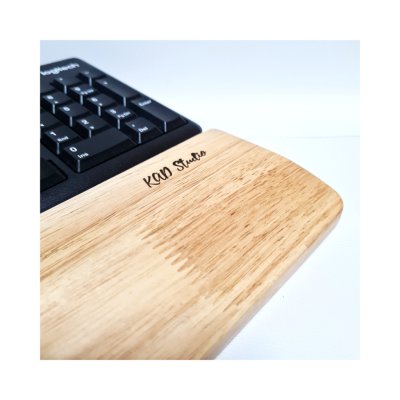 KADStudio ที่พักข้อมือ Palm Rest ไม้แท้สลักชื่อได้ (K87)