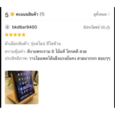 KADStudio ที่วางแท็บเล็ตสโลปไม้แท้ (K47)