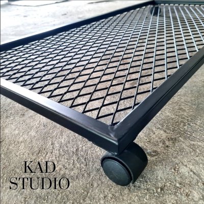 KADStudio ราวแขวนเสื้อผ้ามีล้อเหล็กแข็งแรง (K187)