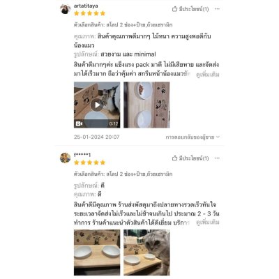 KADStudio PetBlow ที่ให้อาหารสโลป 2 ช่อง (K192)