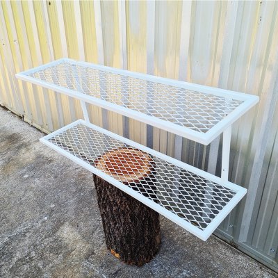 KADStudio ชั้นวางเหล็กขาวติดผนัง ลอฟท์มินิมอล (K167)