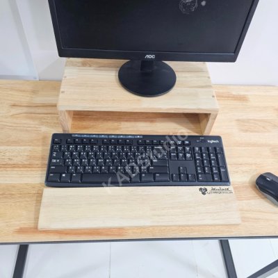 KADStudio โต๊ะคอมไม้แท้ใส 100 ซม. (K97)