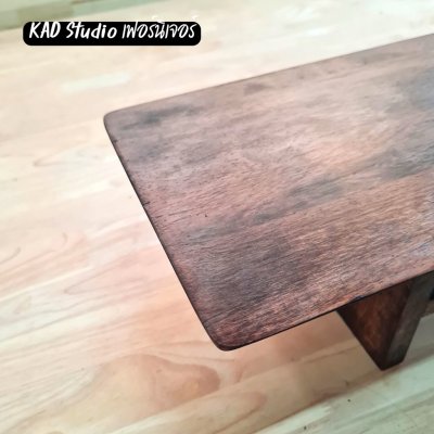 KADStudio ชั้นจอไม้โอ๊ค 2 ชั้น (K48)