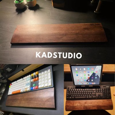 KADStudio ที่พักข้อมือ Palm Rest ไม้แท้สลักชื่อได้ (K87)