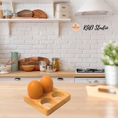KADStudio ถาดไม้เก็บไข่มินิมอล (K79)