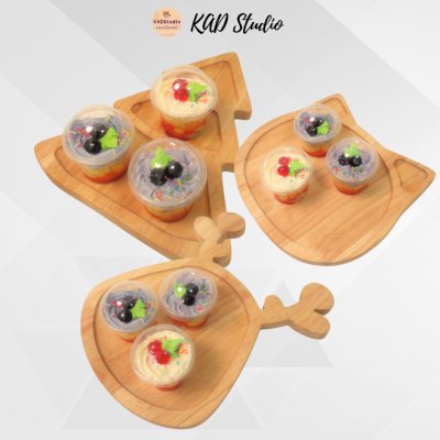 KADStudio ถาดไม้เสิร์ฟมินิมอล (K2)