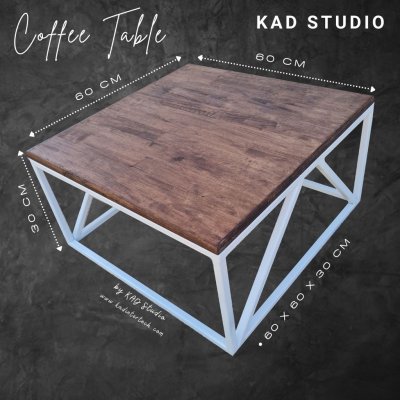 KADStudio โต๊ะกลางโซฟาไม้โอ๊คโมเดิร์น (K132)