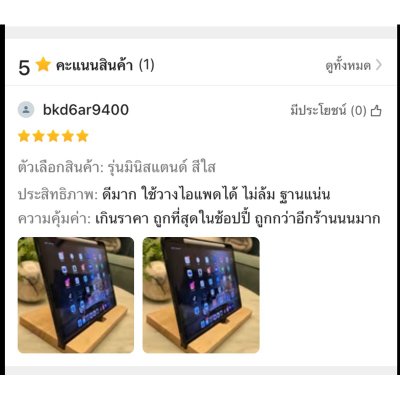 KADStudio ที่วาง iPad ไม้แท้มินิ (K40)