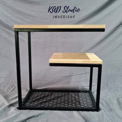 KADStudio โต๊ะข้างเตียงไม้แท้ตัว G (K144)