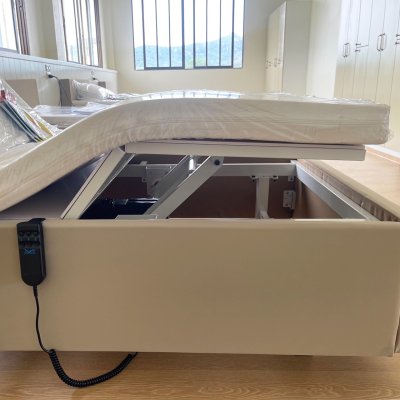 เตียงปรับระดับยกหัว-ท้าย ขนาด 3.5ฟุต บิวต์หุ้มหนัง PVC (เลือกสี ความหนาที่นอนได้)